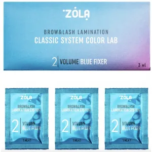 Utrwalacz laminacji rzęs i brwi ZOLA Color Lab 02 Lifting Blue Gel 3ml