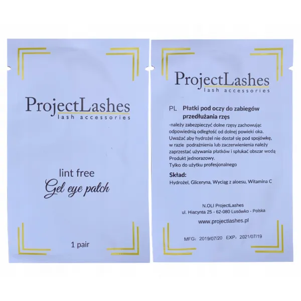Płatki pod oczy ProjectLashes 100 szt.