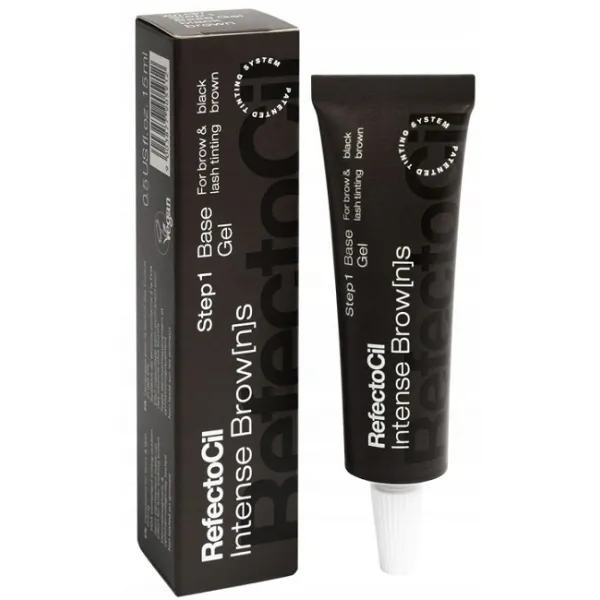 RefectoCil Intense Brow[n]s Base Gel Black Brown 15ml farba do brwi