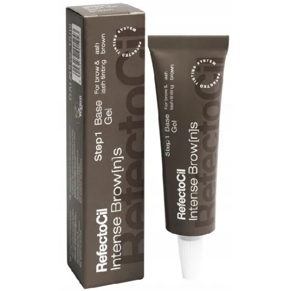RefectoCil Intense Brow[n]s Base Gel Ash Brown 15ml farba do brwi popielaty