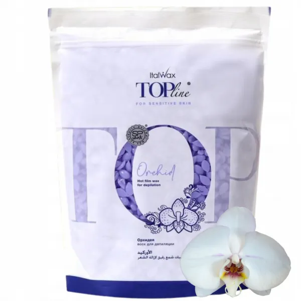 Wosk do depilacji w dropsach ItalWax orchid 1000 g