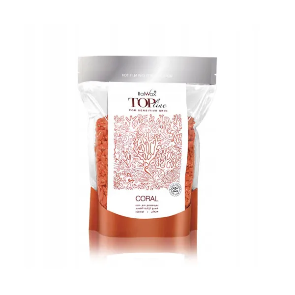 Wosk do depilacji w dropsach ItalWax coral 1000 g