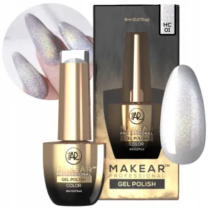 Makear Lakier Hybrydowy Cat Eye Holo HC01 8 ml