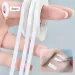 Taśma perforowana NICHIBAN rzęs 4mm x 9 m biała cieńka
