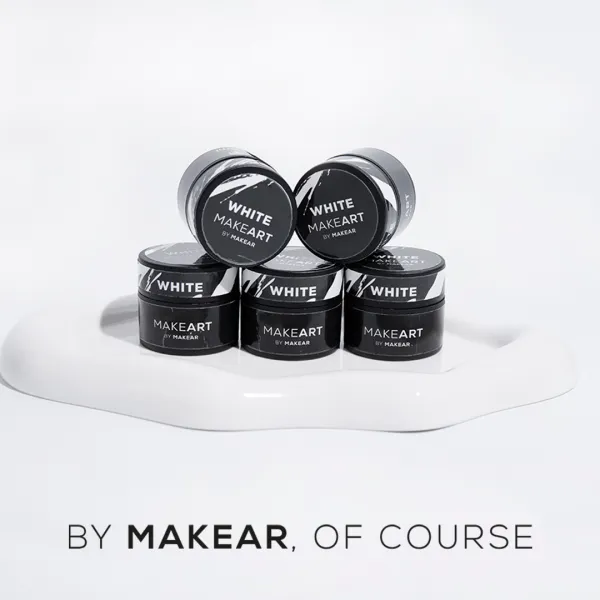 Makear Makeart Żel Do Zdobień White Biały 5 ml