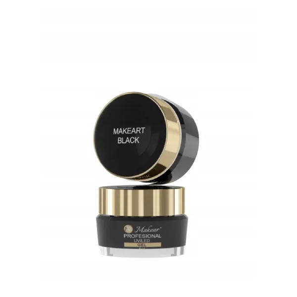 Makear Makeart Żel Do Zdobień Black Czarny 5 ml