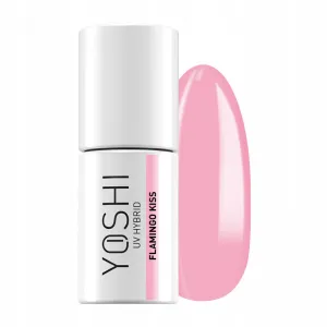 YOSHI #827 Lakier Hybrydowy UV LED do paznokci pastelowy FLAMINGO KISS 6ml