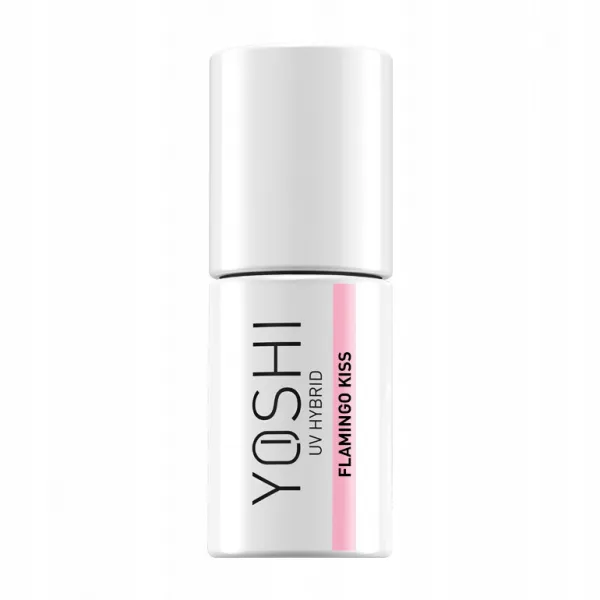 YOSHI #827 Lakier Hybrydowy UV LED do paznokci pastelowy FLAMINGO KISS 6ml