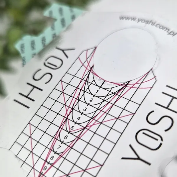 YOSHI FORMY DO PAZNOKCI szablony do przedłużania manicure żel 400 sztuk