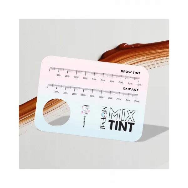 Moemi MIX TINT Paletka Z Miarką Do Farbowania Brwi