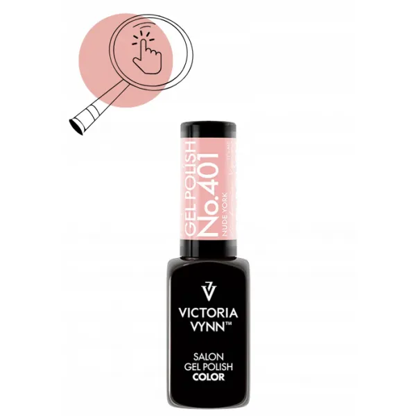Victoria Vynn Lakier Hybrydowy 401 Nude York 8 ml