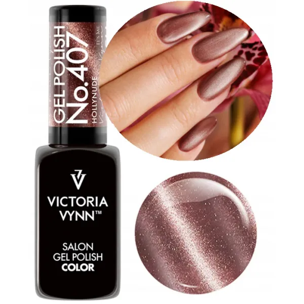 Victoria Vynn Lakier Hybrydowy Cat Eye 407 Hollynude 8 ml