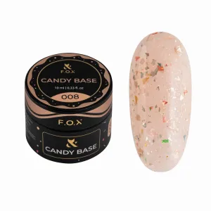 Baza hybrydowa kolorowa F.O.X Candy Base 008, 10 ml