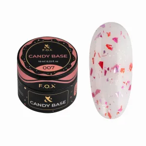Baza hybrydowa kolorowa F.O.X Candy Base 007, 10 ml