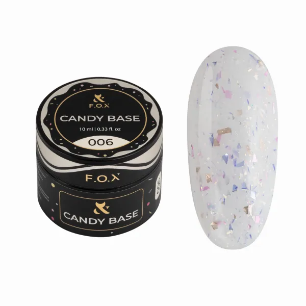 Baza hybrydowa kolorowa F.O.X Candy Base 006, 10 ml