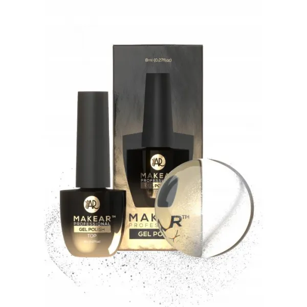 Makear Top No Wipe Cat Eye Silver 8 ml