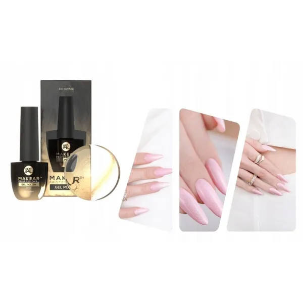 Makear Top No Wipe Cat Eye Gold 8 ml