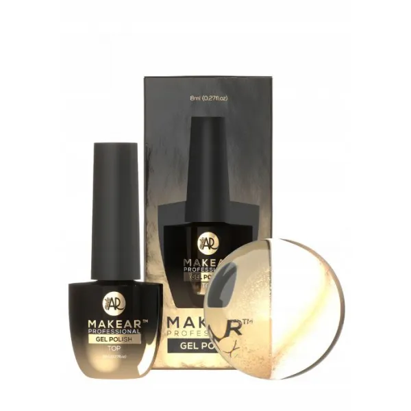 Makear Top No Wipe Cat Eye Gold 8 ml