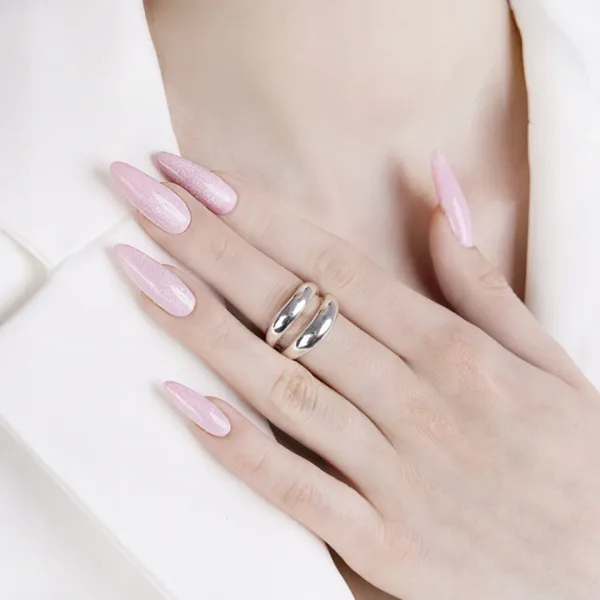 Makear Top No Wipe Cat Eye Pink 8 ml