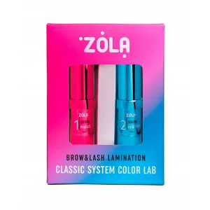 Zola Zestaw do laminacji Brow&Lash Lamination Classic System Color Lab 1+2