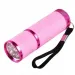 Lampa Mini Latarka Różowa UV/LED