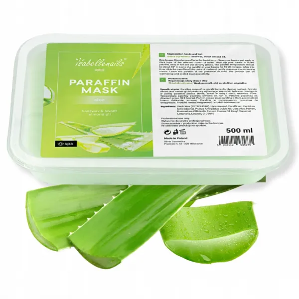 PARAFINA KOSMETYCZNA DO STÓP I DŁONI ALOESOWA 500ML