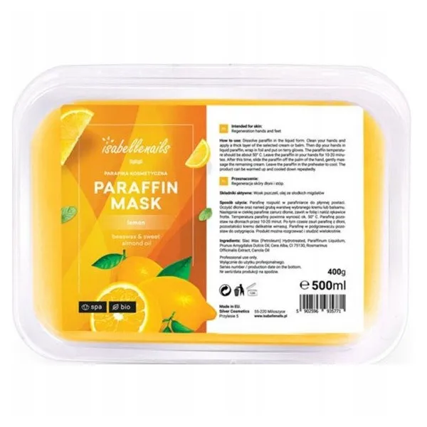 Parafina kosmetyczna CYTRYNOWA 500ml
