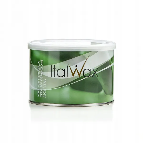 Italwax Natural Aloes Wosk Depilacja w puszce 400
