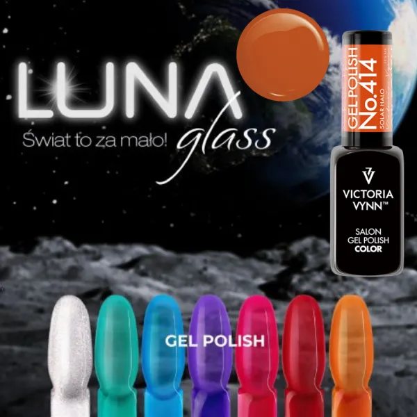 VICTORIA VYNN Gel Polish 414 Solar Halo - LUNAglass Lakier hybrydowy 8ml