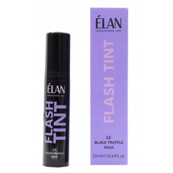 ELAN FLASH TINT 12 Farba do brwi Black Truffle 10 ml