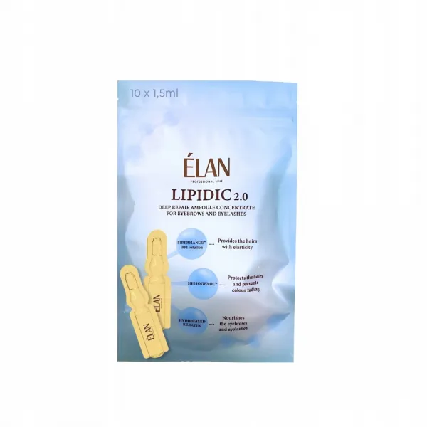 ELAN LIPIDIC 2.0: Deep Repair koncentrat do brwi i rzęs 10 szt.