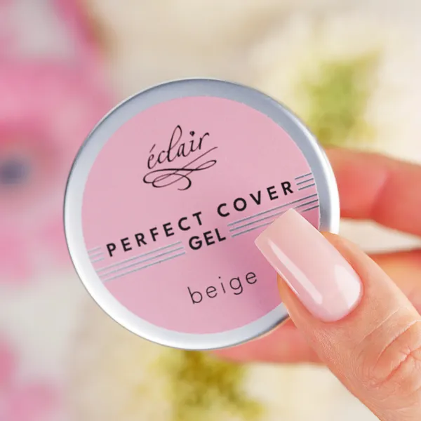 ECLAIR Perfect Cover Gel BEIGE 15g - żel do paznokci