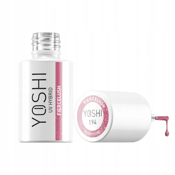 Yoshi Lakier Hybrydowy do paznokci UV Hybrid 194 Fiercelush Flash Cat Eye 6