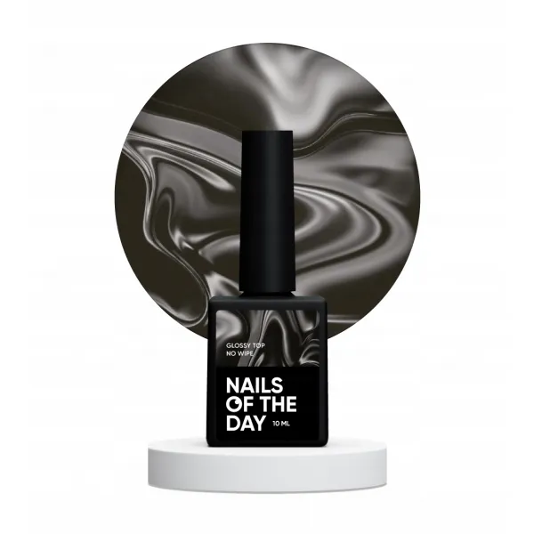 Top hybrydowy NAILSOFTHEDAY Glossy no wipe 10 ml