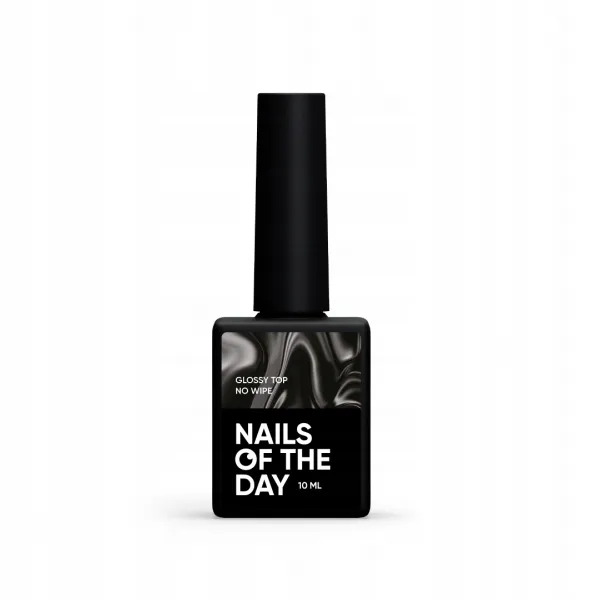 Top hybrydowy NAILSOFTHEDAY Glossy no wipe 10 ml