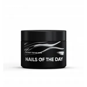 Top hybrydowy NAILSOFTHEDAY Glossy no wipe 30 ml