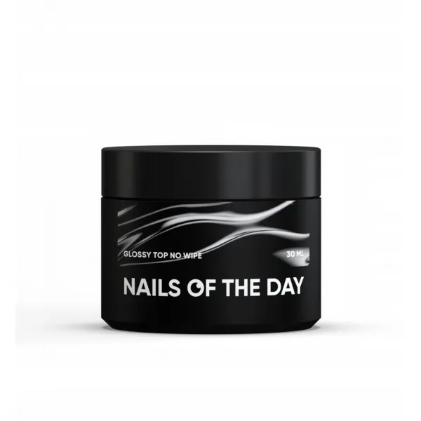 Top hybrydowy NAILSOFTHEDAY Glossy no wipe 30 ml