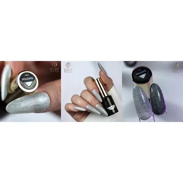 Boska Nails Lakier Hybrydowy Cosmic Glow 492 Holovita 6 ml
