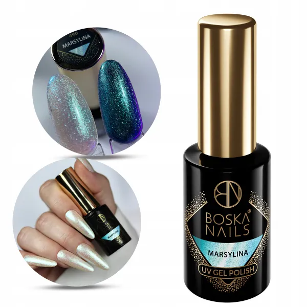 Boska Nails Lakier Hybrydowy Cosmic Glow 490 Marsylina 6 ml