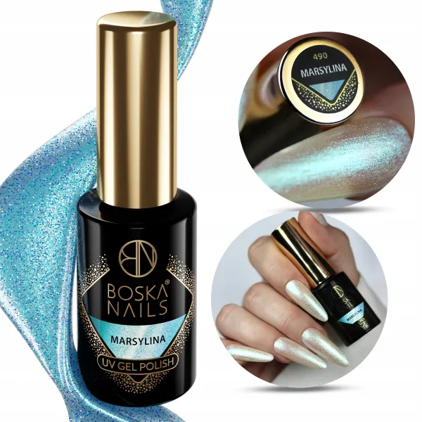Boska Nails Lakier Hybrydowy Cosmic Glow 490 Marsylina 6 ml