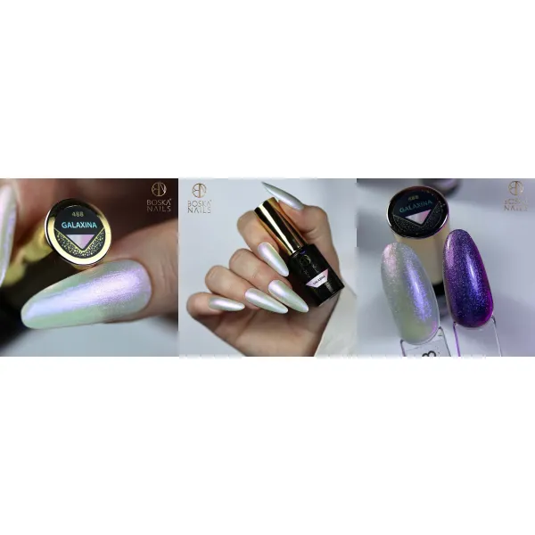 Boska Nails Lakier Hybrydowy Cosmic Glow 488 Galaxina 6 ml