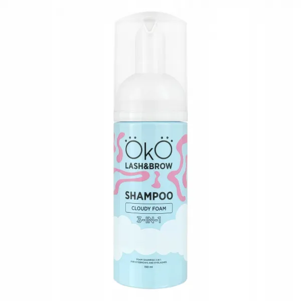 OKO Szampon w piance 3 w 1 do brwi i rzęs, 150 ml