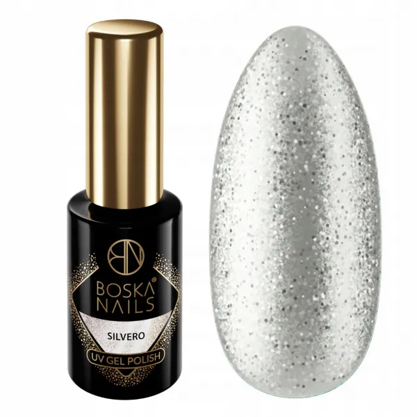 Boska Nails Lakier Hybrydowy Cosmic Glow 491 Silvero 6 ml