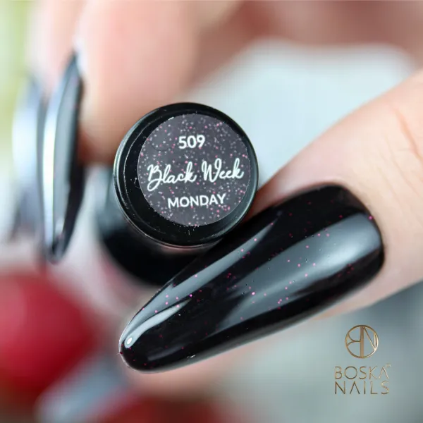 Boska Nails Lakier Hybrydowy Black Week 509 Monday 6 ml