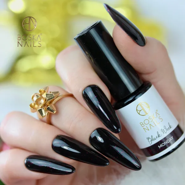 Boska Nails Lakier Hybrydowy Black Week 509 Monday 6 ml