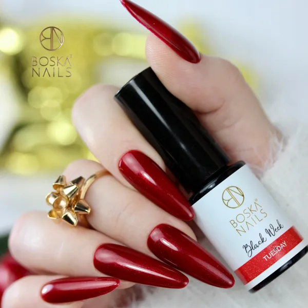 Boska Nails Lakier Hybrydowy Black Week 510 Tuesday 6 ml