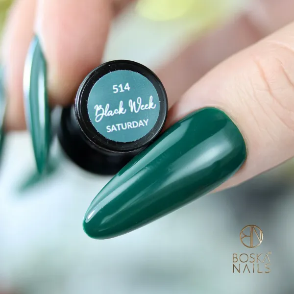 Boska Nails Lakier Hybrydowy Black Week 514 Saturday 6 ml