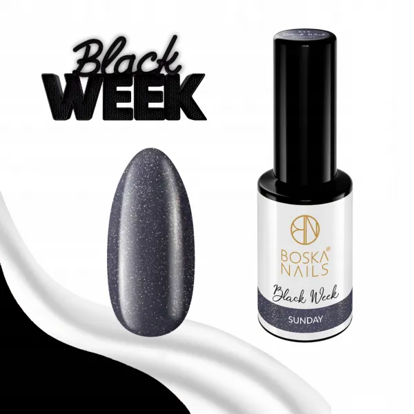 Boska Nails Lakier Hybrydowy Black Week 515 Sunday 6 ml