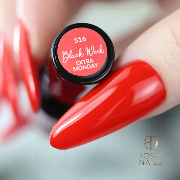 Boska Nails Lakier Hybrydowy Black Week 516 Extra Monday 6 ml