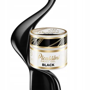Boska Nails Żel Do Zdobień Picassini Paint Gel Black 5 ml